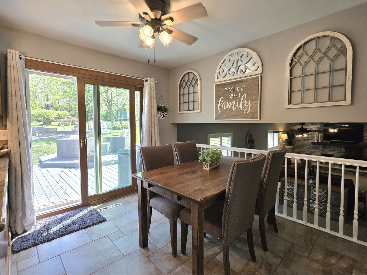 574 Aberdeen Road Frankfort, IL 60423 - Photo 8 of 37 a view of a dining room with furniture window and outside view