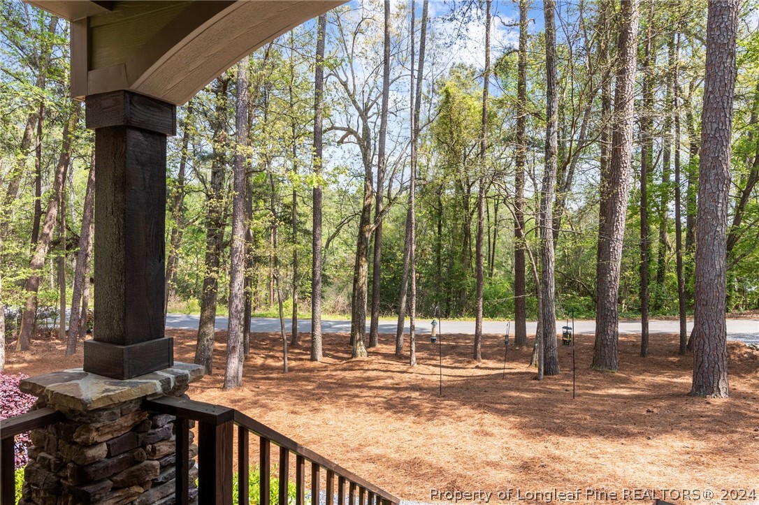 208 Rob Roy Road Southern Pines, NC 28387 - Photo 5 of 48 a view of a yard with plants and trees