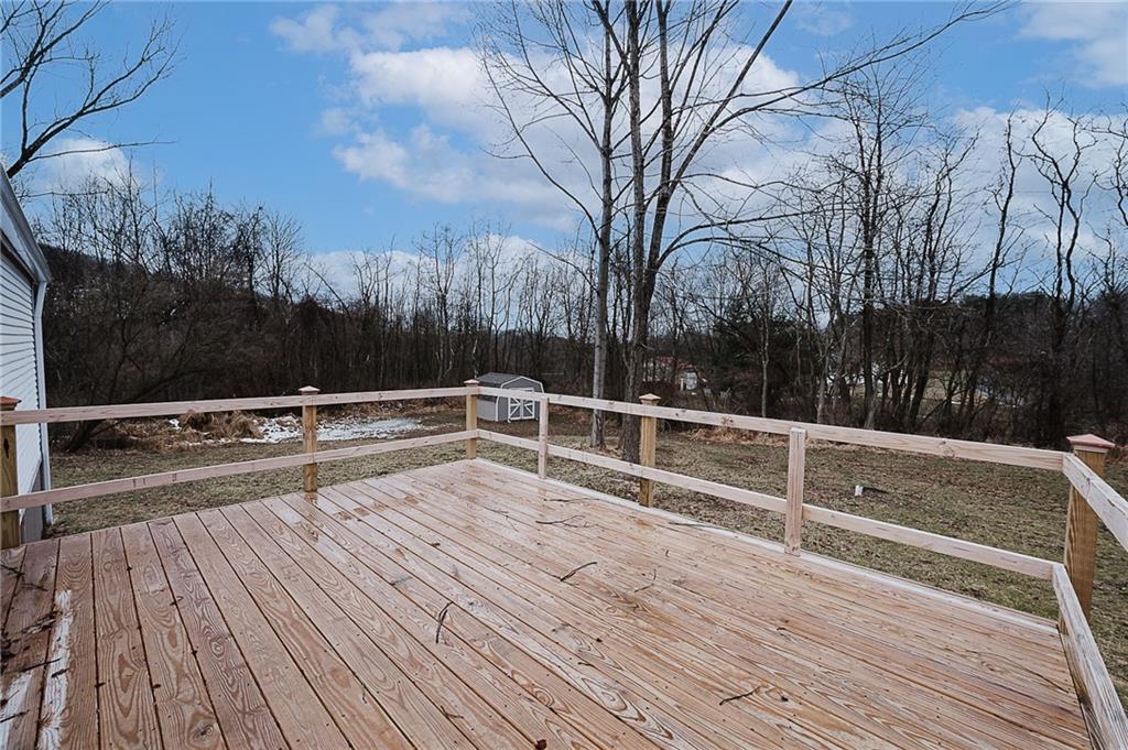 821 Windy Acres Road Saltsburg, PA 15681 - Photo 10 of 31 a view of a terrace with trees