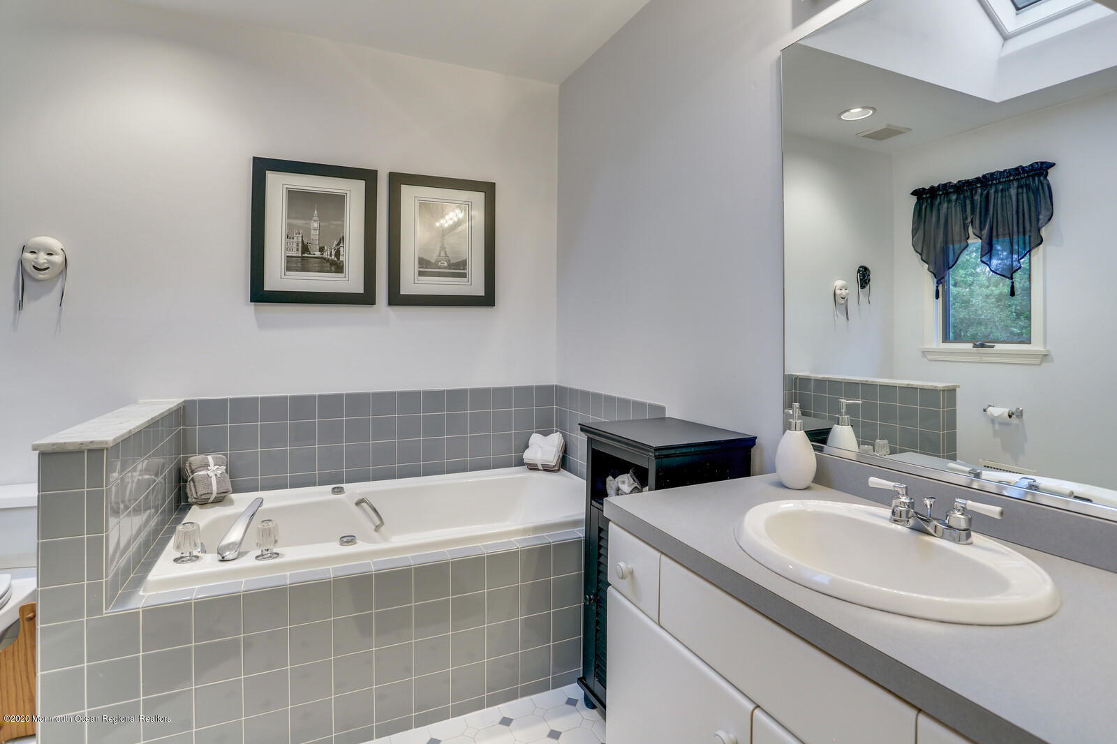 512 Province Line Road Allentown, NJ 08501 - Photo 25 of 38 a bathroom with a sink and a mirror