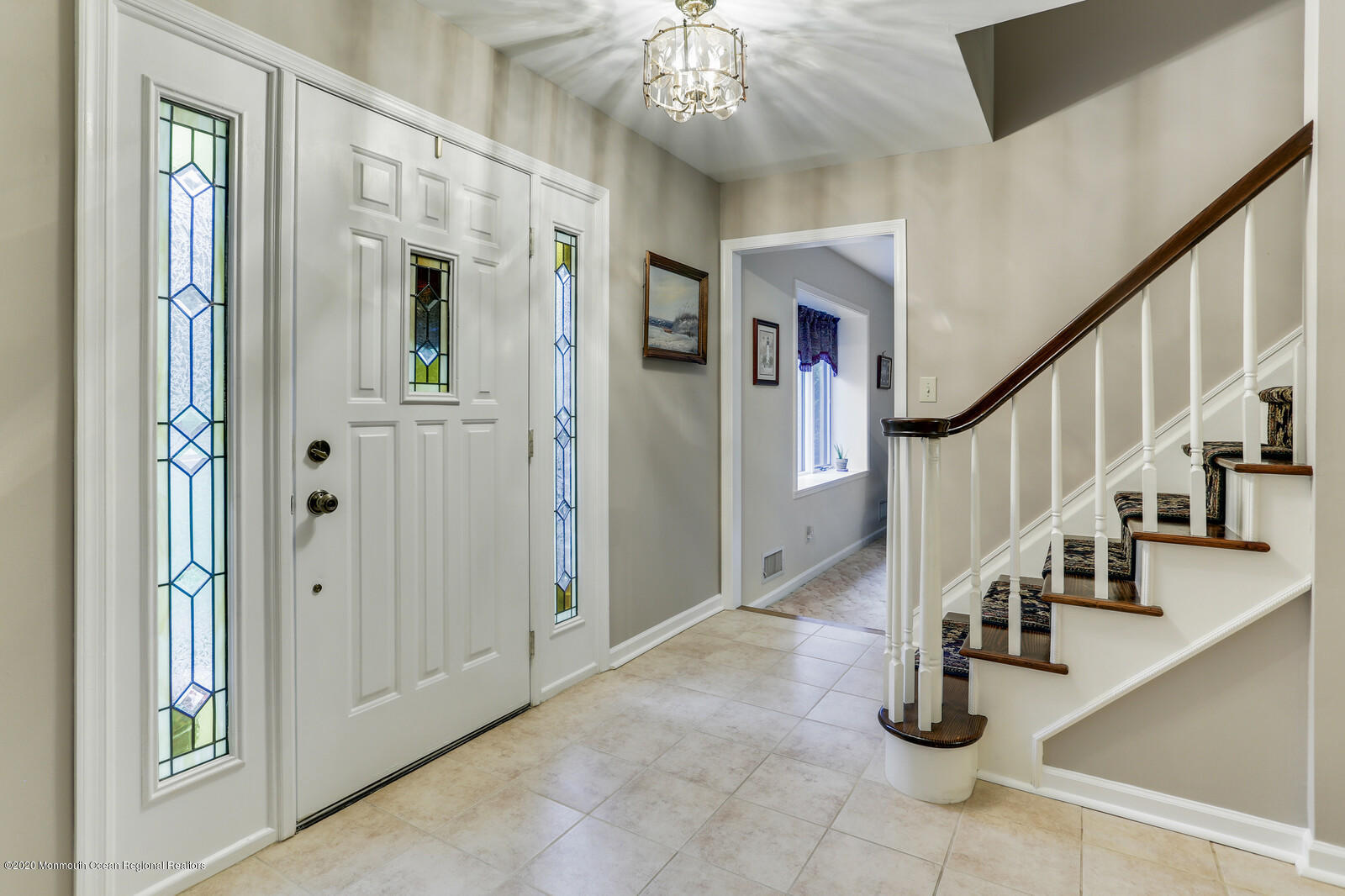 512 Province Line Road Allentown, NJ 08501 - Photo 4 of 38 a view of entryway and hall with a window