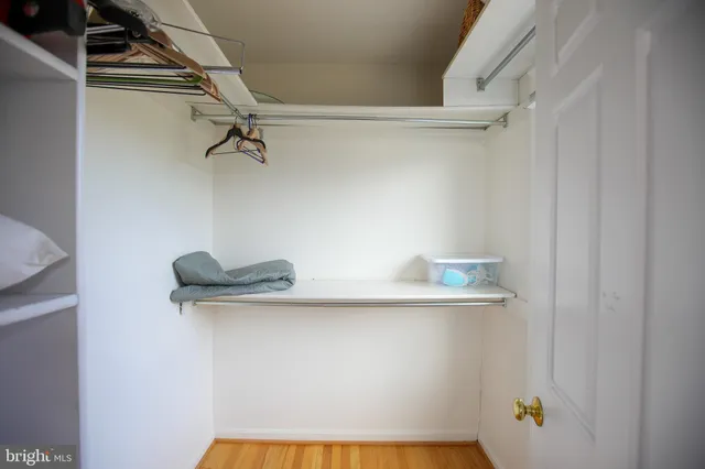 a view of a closet