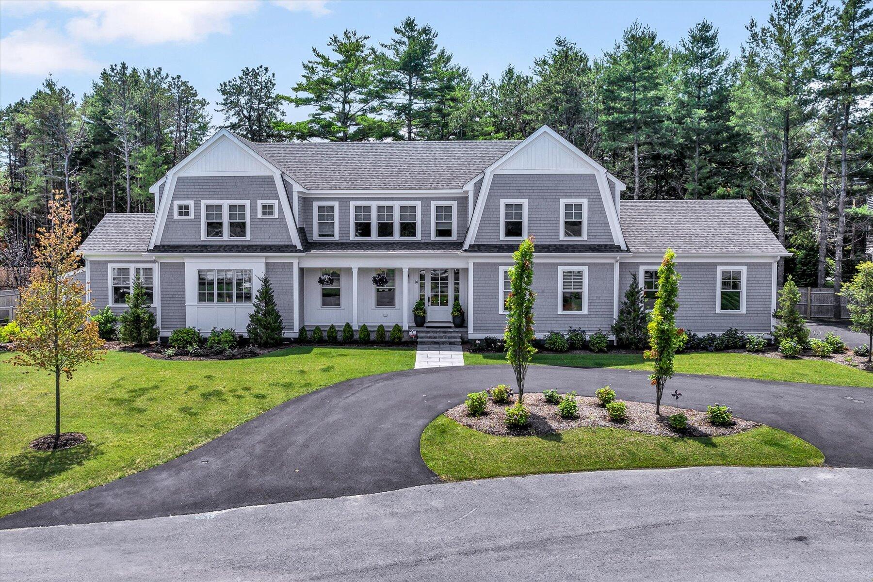 14 Willow Circle Mashpee, MA 02649 - Photo 1 of 60 front view of a house next to a yard