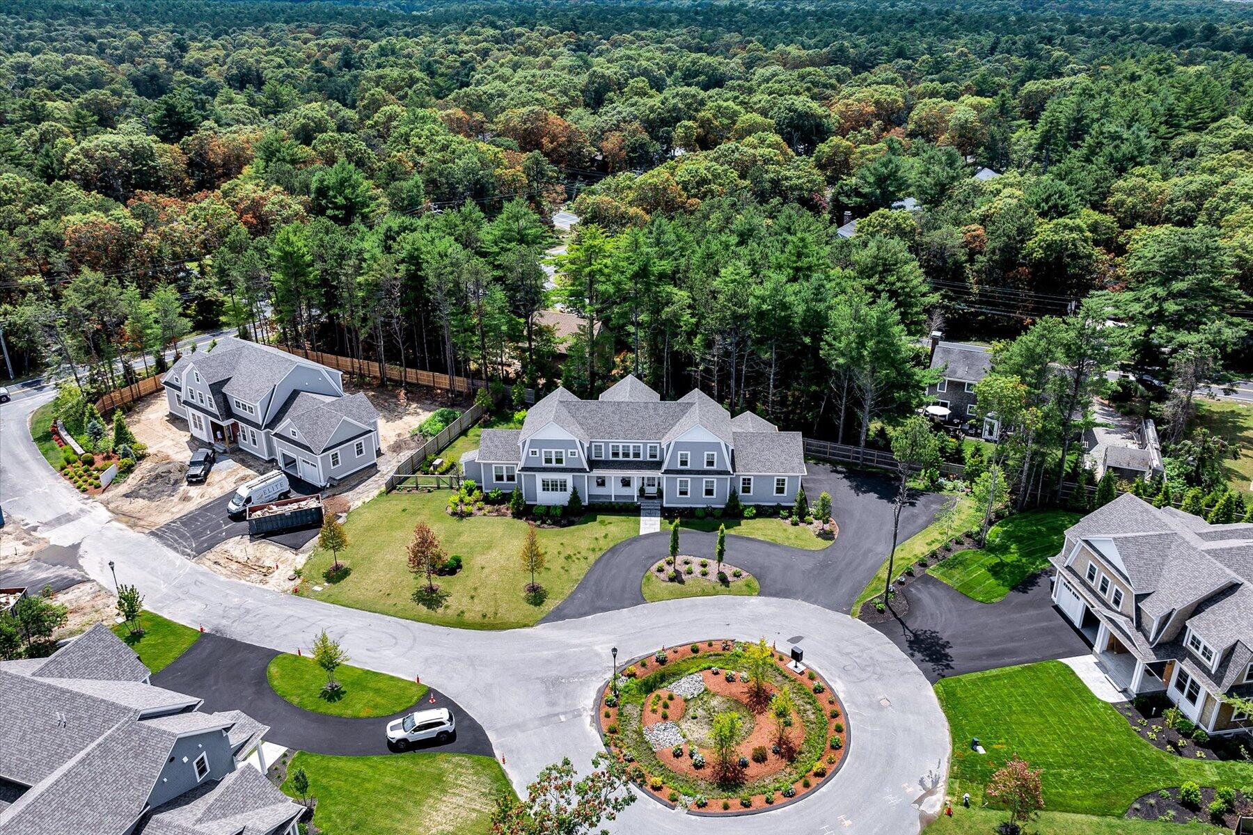 14 Willow Circle Mashpee, MA 02649 - Photo 7 of 60 an aerial view of a house with garden space and swimming pool
