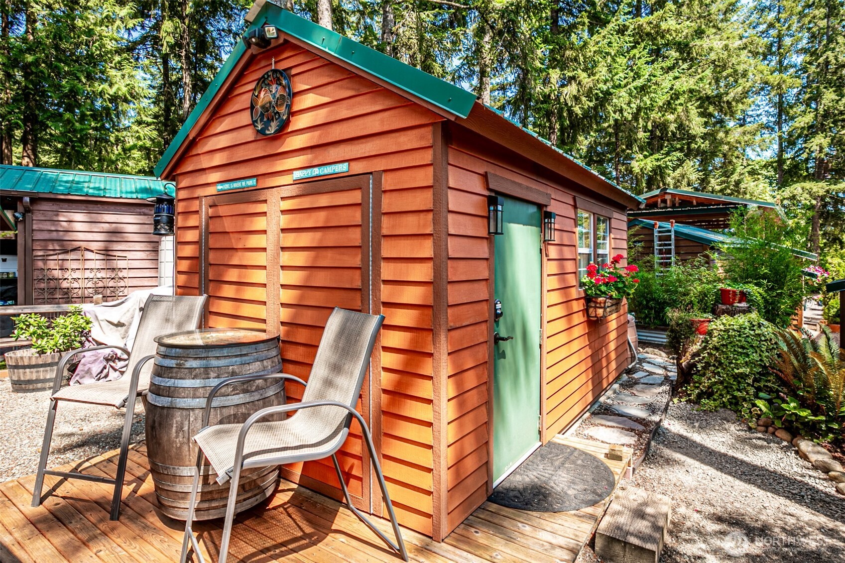 1546 Reservation Road Southeast, Unit 253 Olympia, WA 98513 - Photo 11 of 31 a backyard of a house with seating space