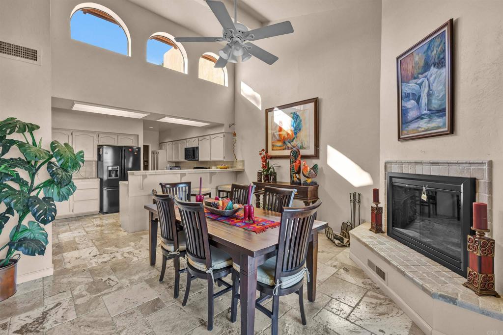 202 Pointing Rock Drive, Unit 4 Borrego Springs, CA 92004 - Photo 5 of 27 a view of a livingroom with furniture and a fireplace