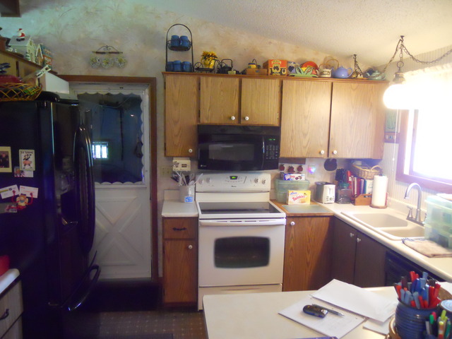 25018 Prophet Road Rock Falls, IL 61071 - Photo 3 of 8 a kitchen with a refrigerator and a sink