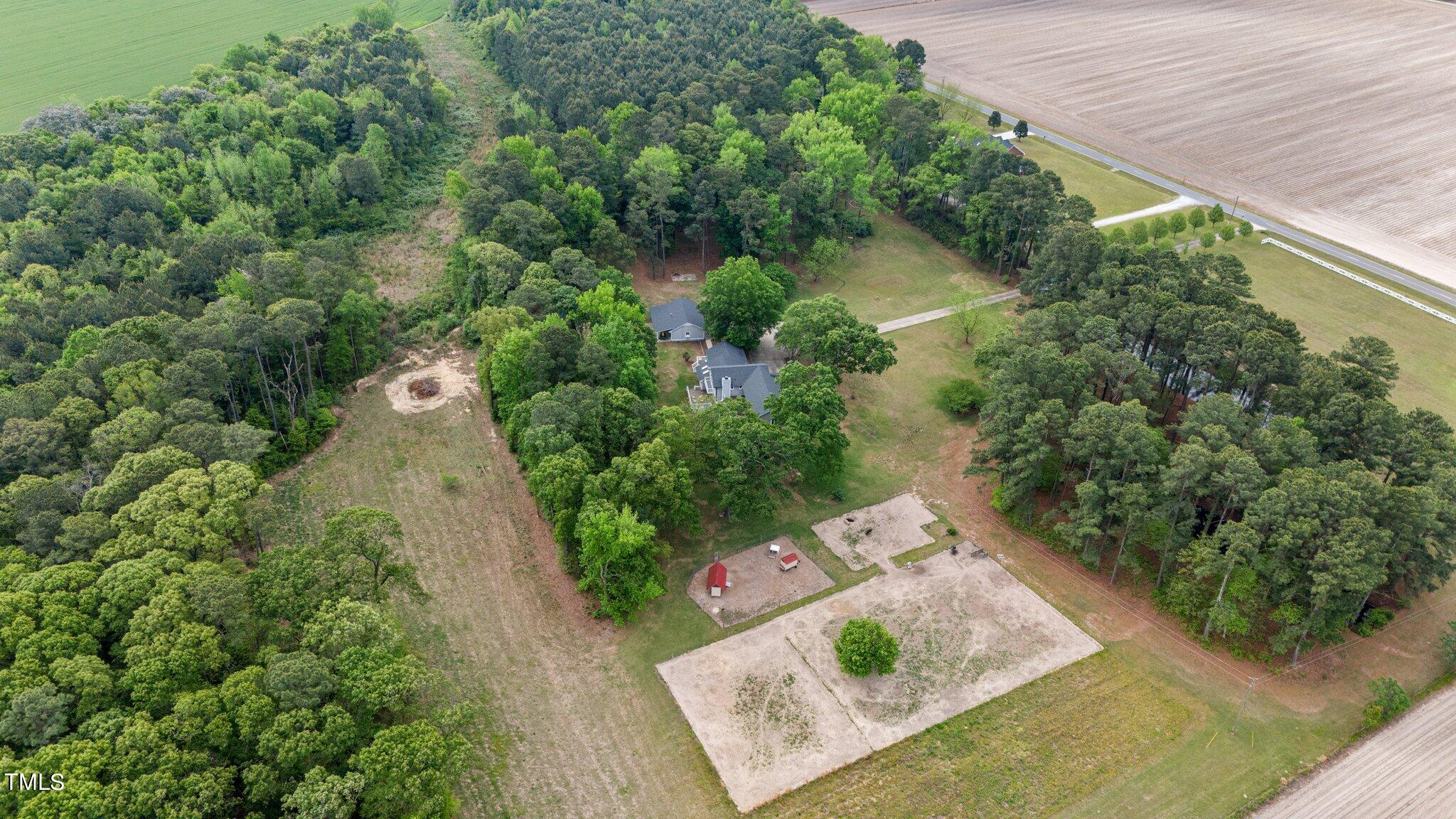 744 Alderman Mill Road Dunn, NC 28334 - Photo 48 of 50 an aerial view of a house with outdoor space