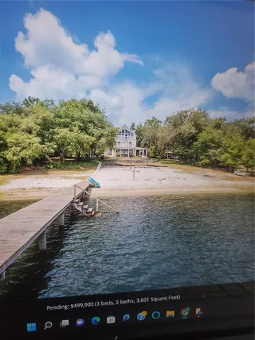 a view of an ocean beach
