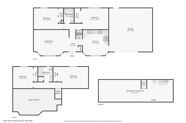 $389,900 | 3532 135th Avenue Northwest, Andover, MN 55304