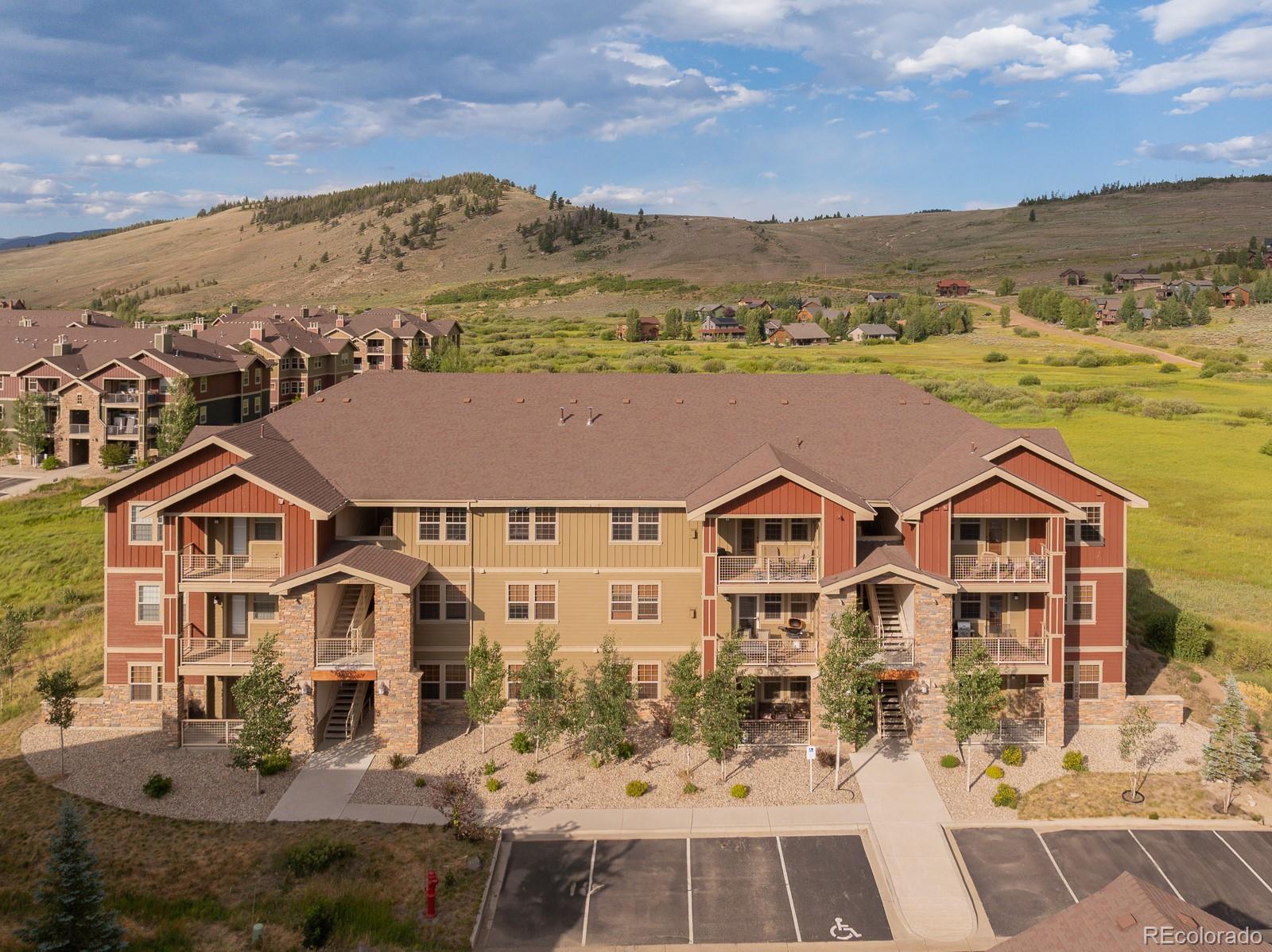 164 Village Road, Unit H304 Granby, CO 80446 - Photo 3 of 50 an aerial view of residential houses with a city view