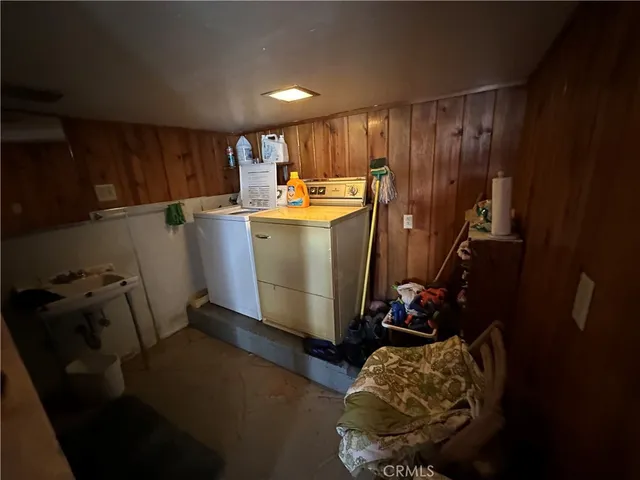 a view of storage and utility room