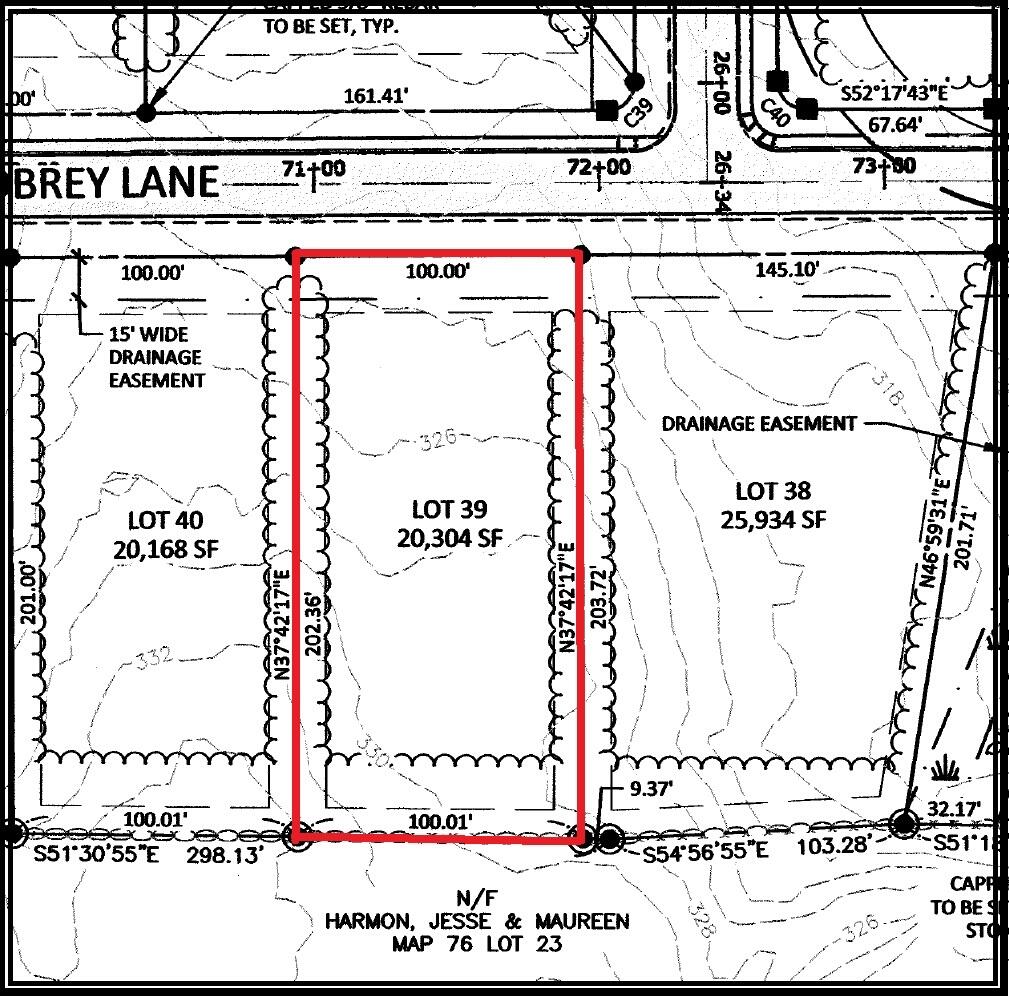 47 Woodbrey Lane Standish, ME 04084 - Photo 12 of 14 Survey for MLS