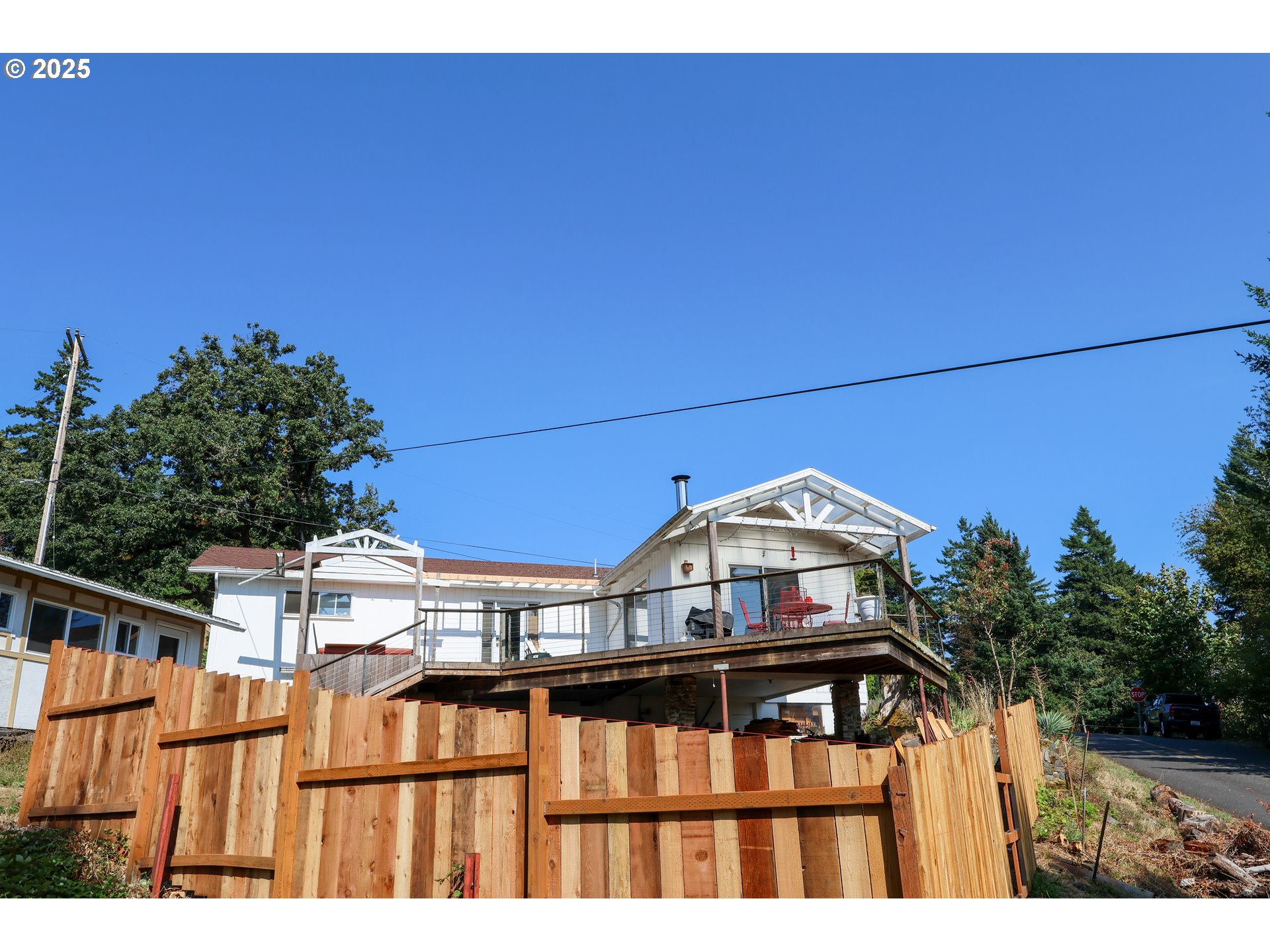 472 Northwest Hot Springs Alameda Road Stevenson, WA 98648 - Photo 12 of 28 a view of a city from a balcony