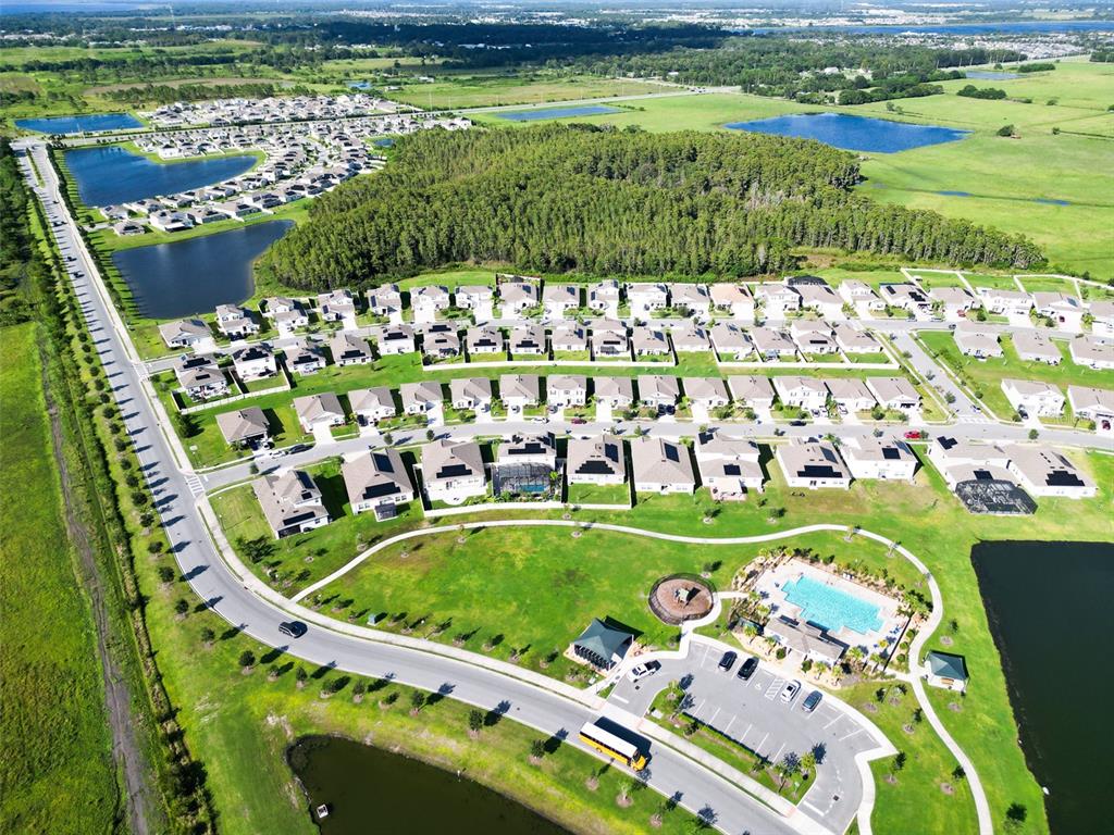 771 Hitch Loop St. Cloud, FL 34772 - Photo 31 of 34 a view of a swimming pool with a garden