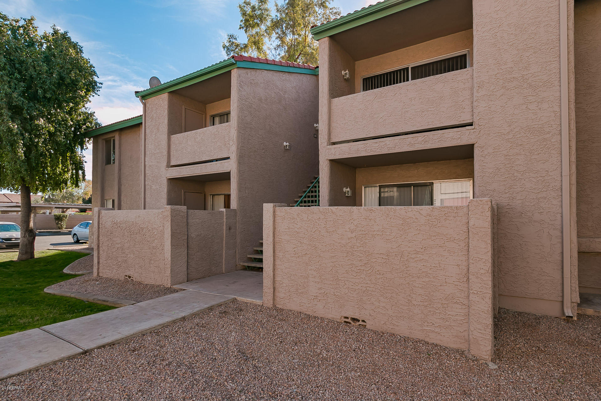 a view of a house with a outdoor space