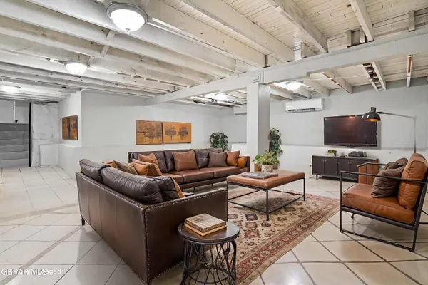 a view of room and white walls