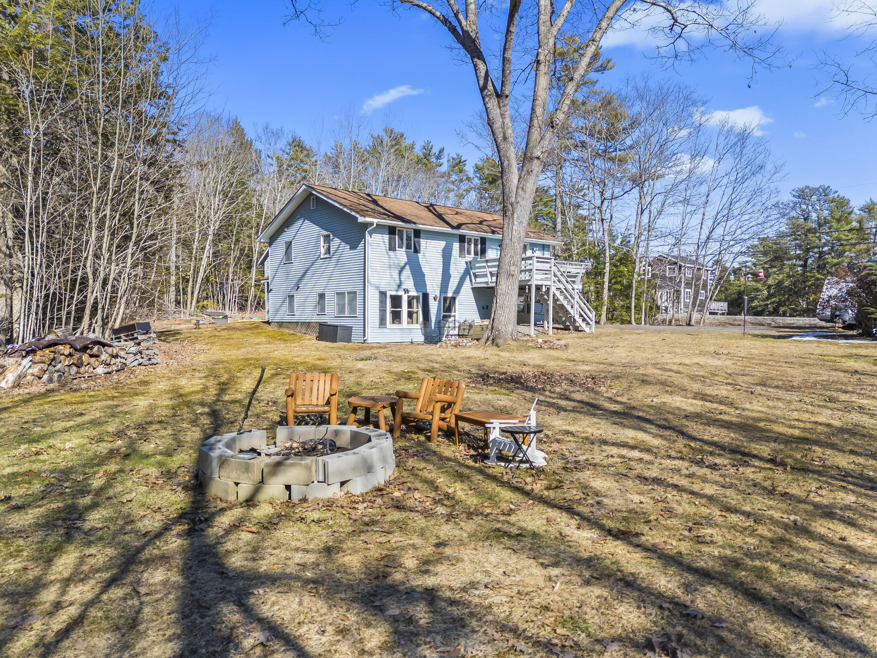 1072 Middle Road Woolwich, ME 04579 - Photo 52 of 55 Great backyard with firepit