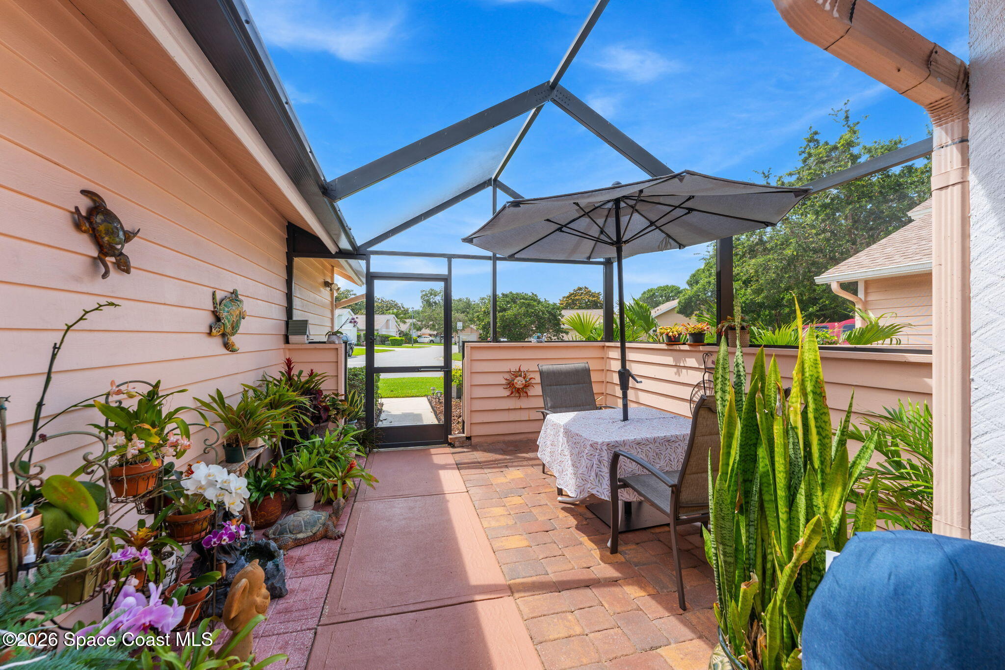 865 Ridge Lake Drive Melbourne, FL 32940 - Photo 38 of 55 Screened Lanai Views