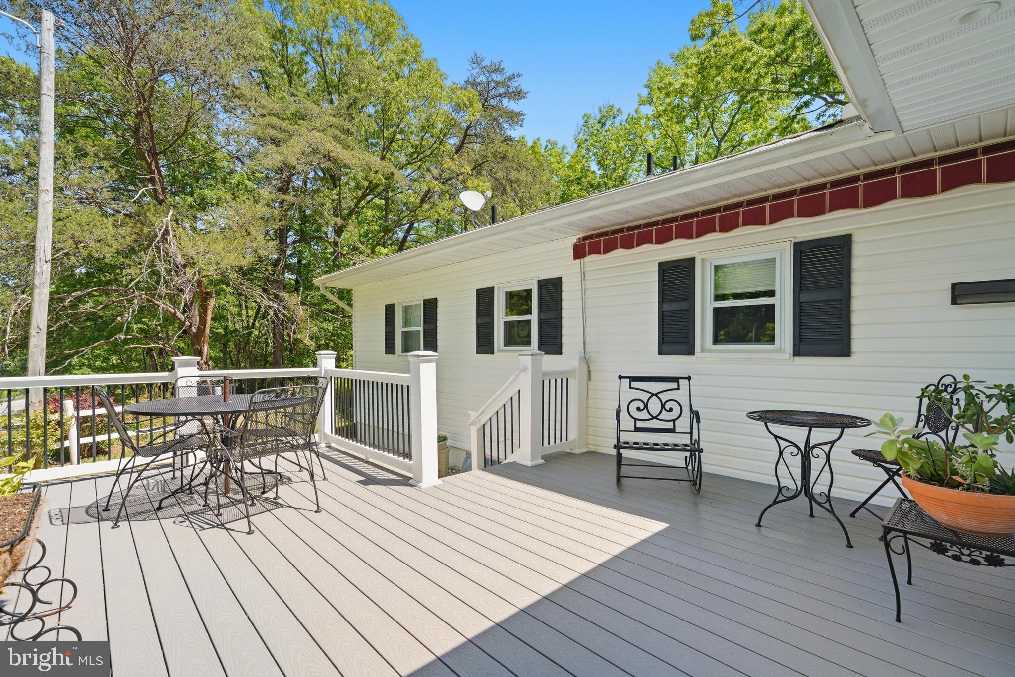 100 David Gray Road St. Leonard, MD 20685 - Photo 48 of 61 Enjoy the sun or enjoy shade with the awning.