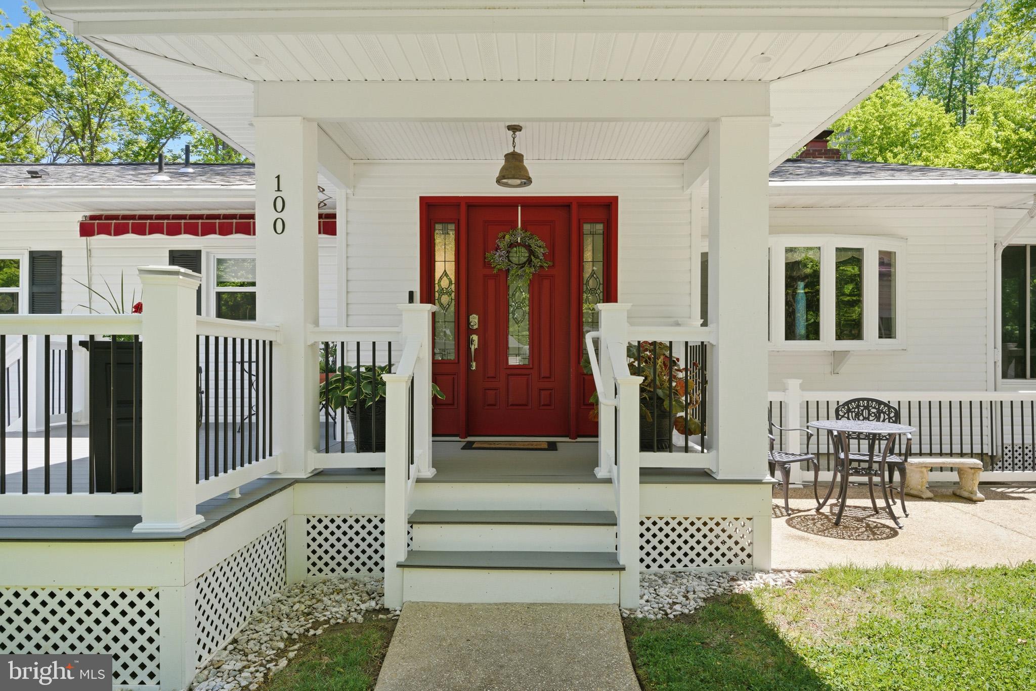 100 David Gray Road St. Leonard, MD 20685 - Photo 5 of 61 Charming front porch to welcome you.