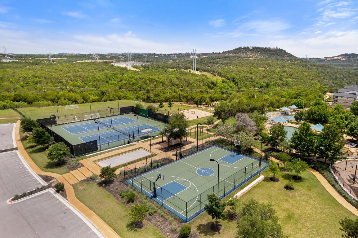 209 Maxwell Way Austin, TX 78738 - Photo 13 of 32 an aerial view of residential houses with outdoor space