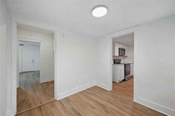 wooden floor in an empty room