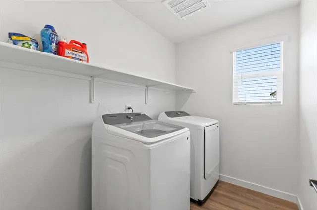 a view of a backyard with a slide