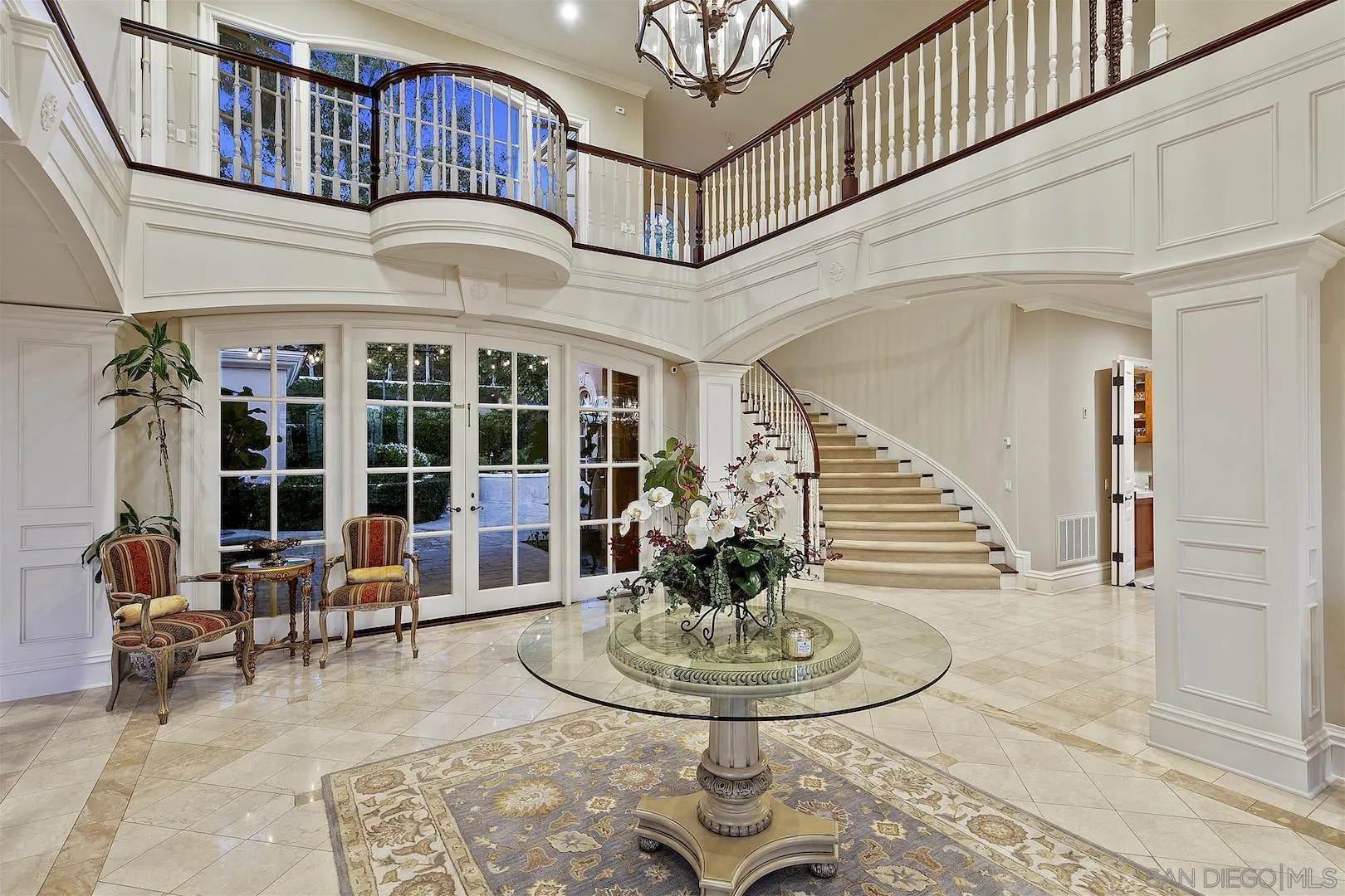 7583 St Andrews Road Rancho Santa Fe, CA 92067 - Photo 4 of 30 a view of hall way with furniture and entryway