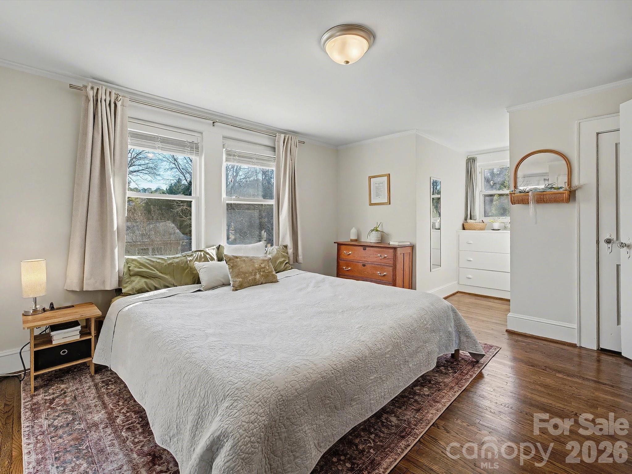 309 William Street Kannapolis, NC 28081 - Photo 22 of 38 a bedroom with a bed and a large window