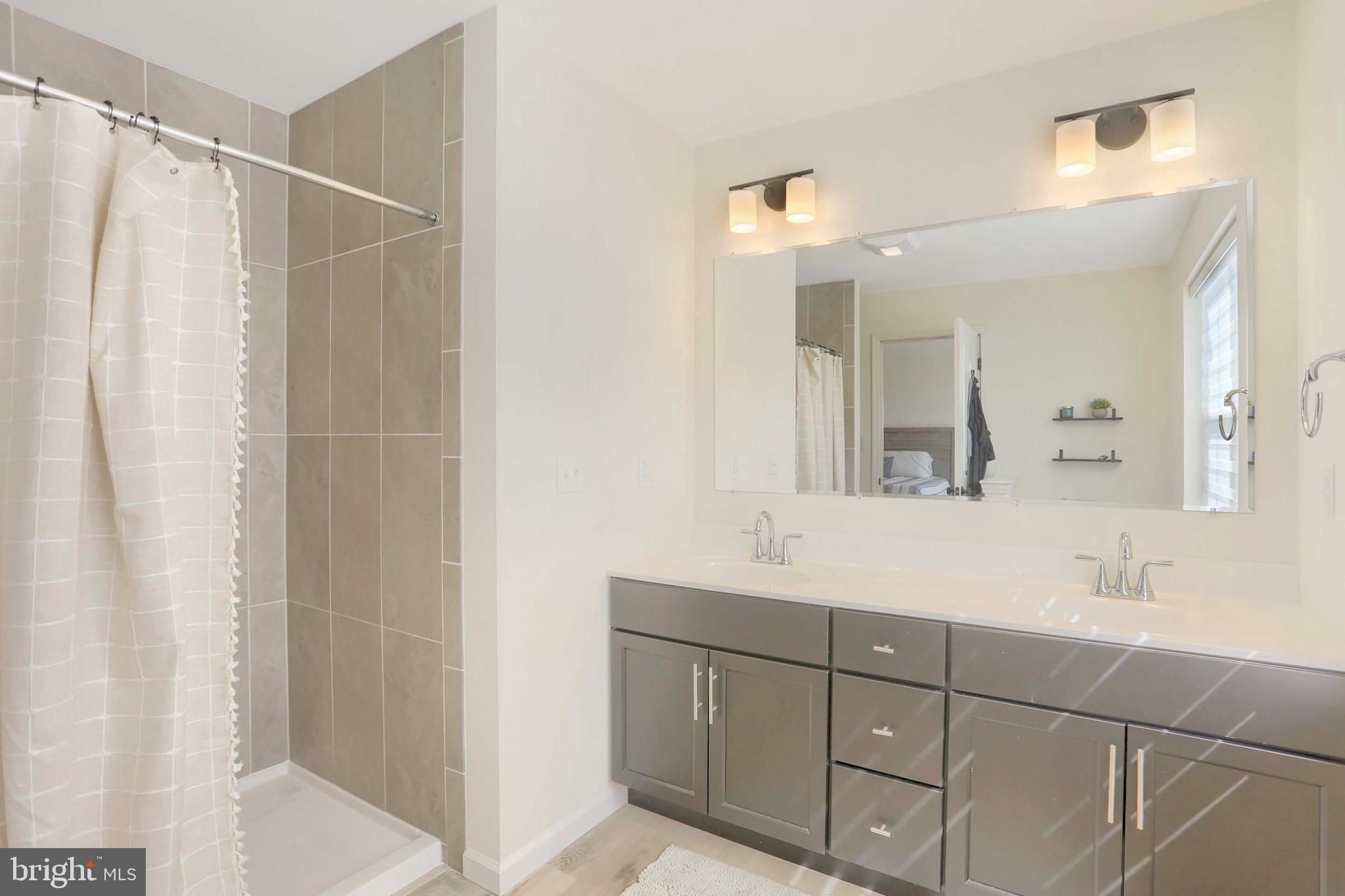 509 Elm Street Harrisburg, PA 17112 - Photo 23 of 41 a bathroom with a shower sink and mirror