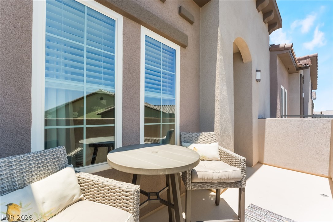 6432 Spring Jog Street Las Vegas, NV 89166 - Photo 26 of 61 An inviting private patio space, perfect for outdoor relaxation and quiet moments.