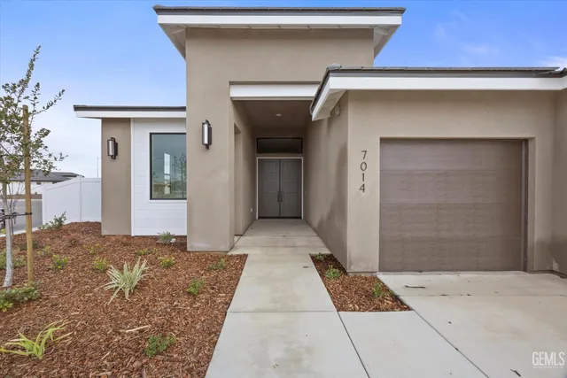 a view of a house with a door