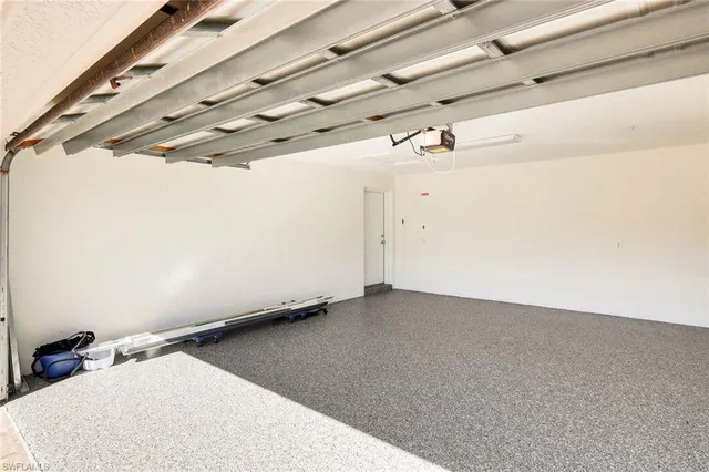 a view of a room with racks and dryer