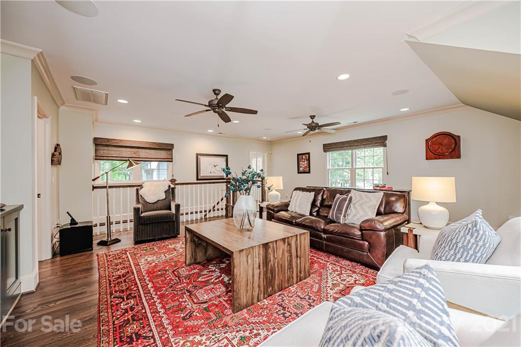 3800 River Ridge Road Charlotte, NC 28226 - Photo 33 of 48 a living room with furniture and wooden floor