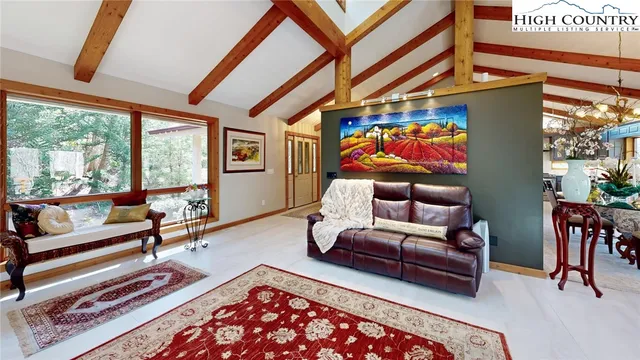 a outdoor living space with furniture and a potted plant