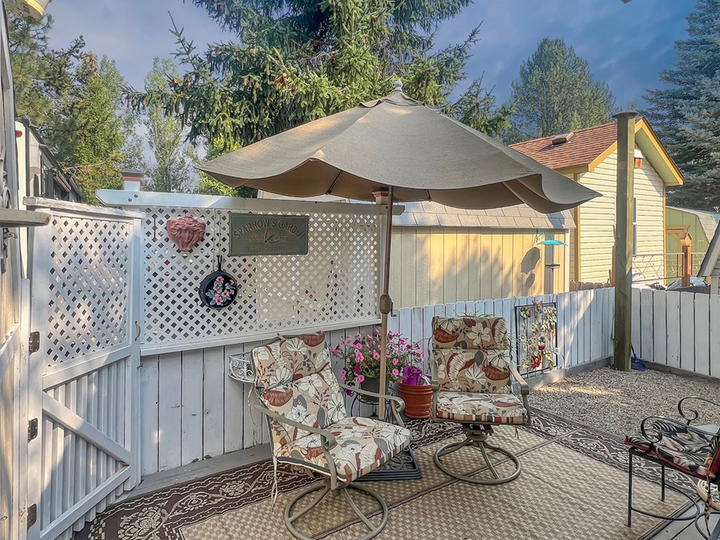 46 B Street Cascade, ID 83611 - Photo 8 of 24 Private Patio With Space to Entertain