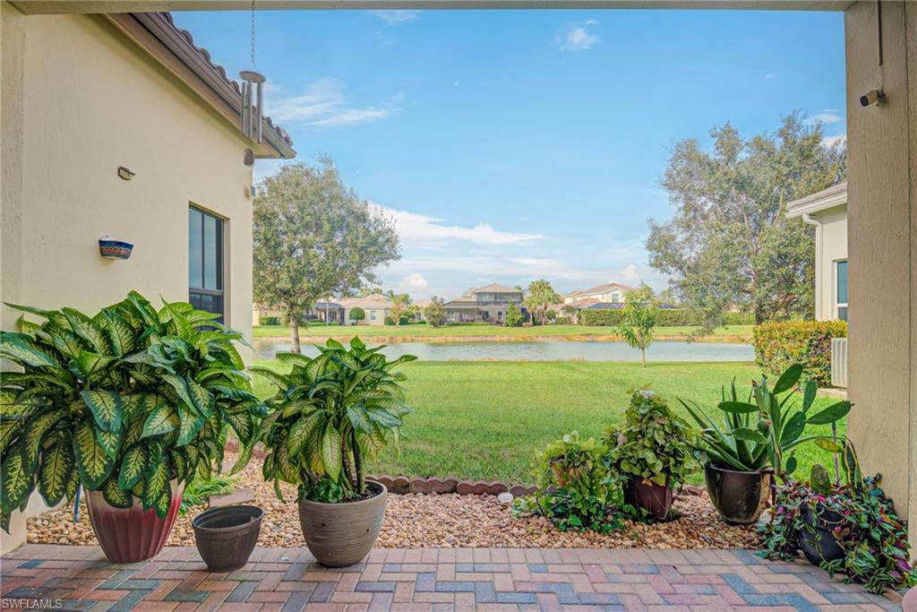 5239 Ferrari Avenue Ave Maria, FL 34142 - Photo 24 of 30 a view of a lake with a potted plants