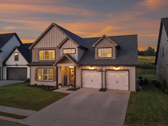 front view of house with a yard