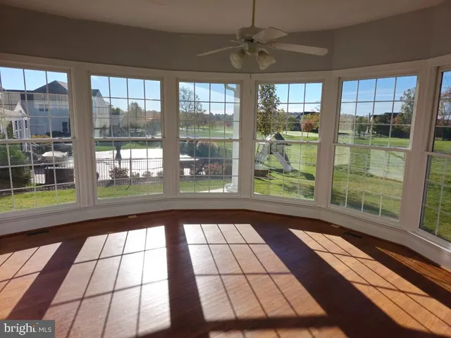 a view of a large window with an outdoor space