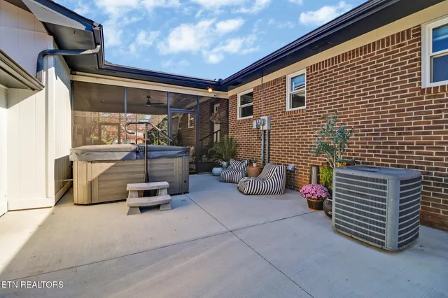 a view of outdoor space and patio