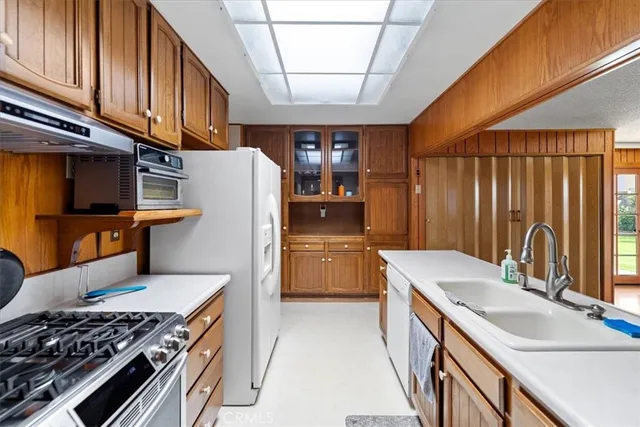 a bathroom with a bathtub and a sink