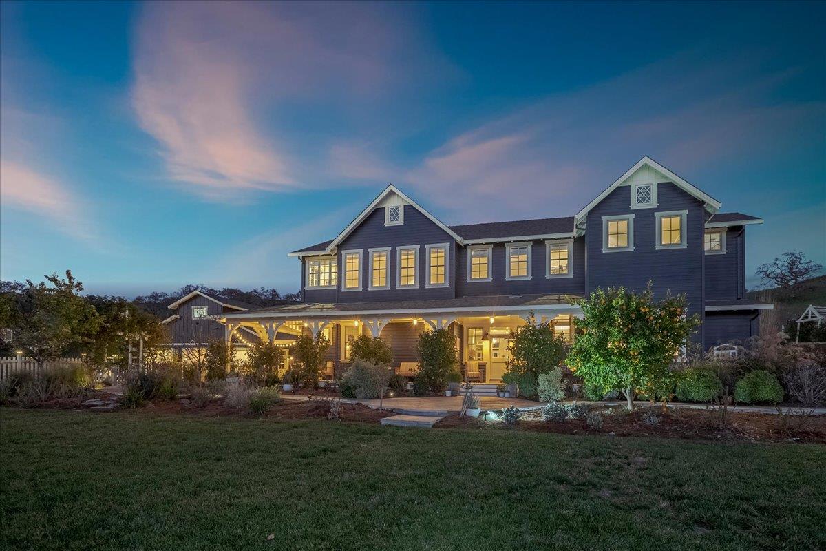 7670 Crews Road Gilroy, CA 95020 - Photo 21 of 83 a front view of a house with a yard