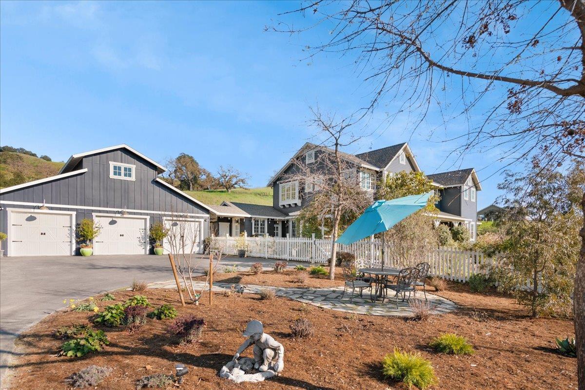7670 Crews Road Gilroy, CA 95020 - Photo 23 of 83 a front view of a house with a yard