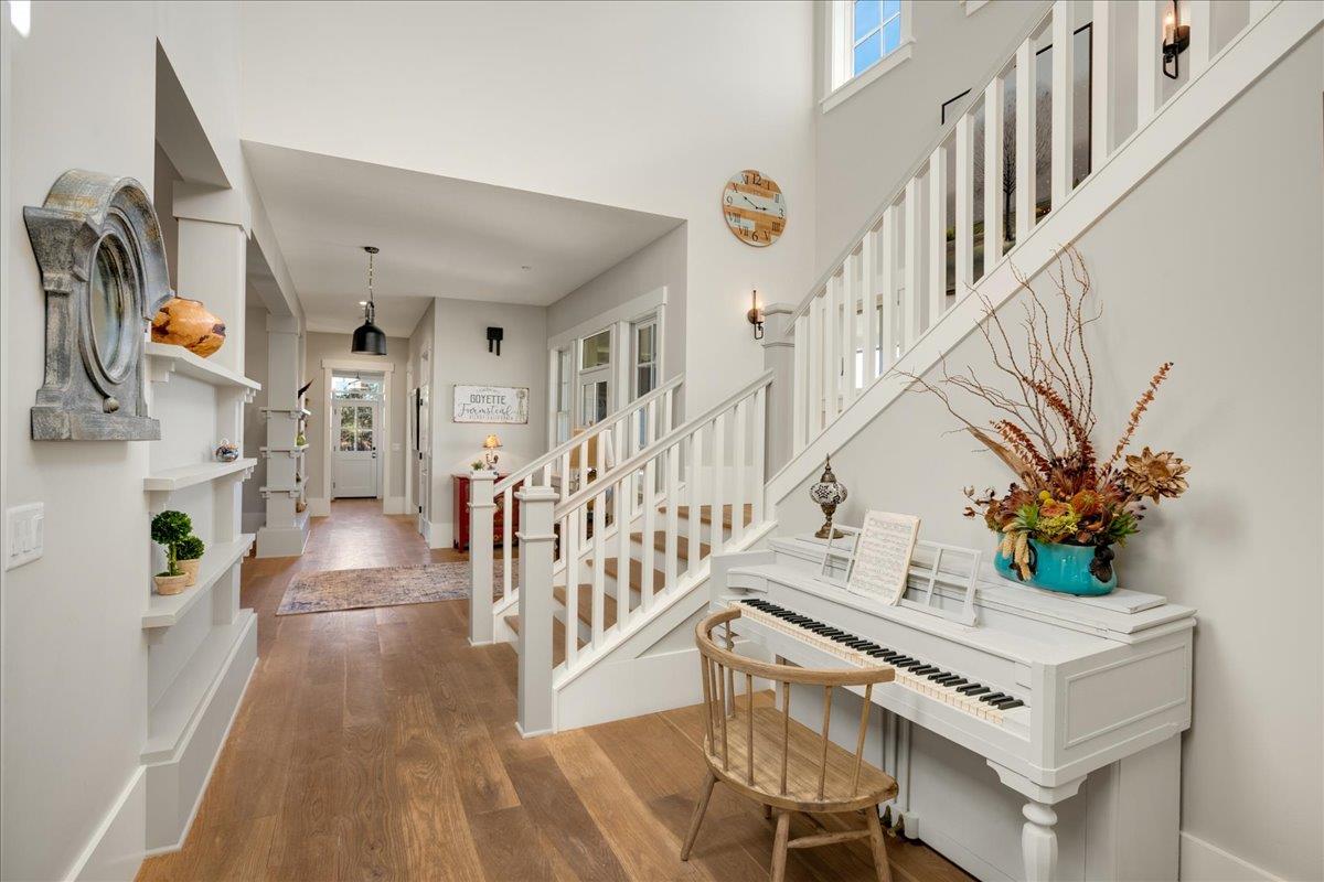 7670 Crews Road Gilroy, CA 95020 - Photo 34 of 83 a view of entryway livingroom and hall with wooden floor