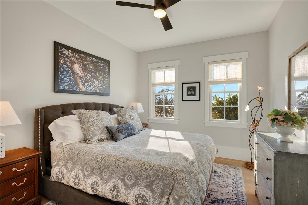 7670 Crews Road Gilroy, CA 95020 - Photo 36 of 83 a bed room with a bed window and wall painting