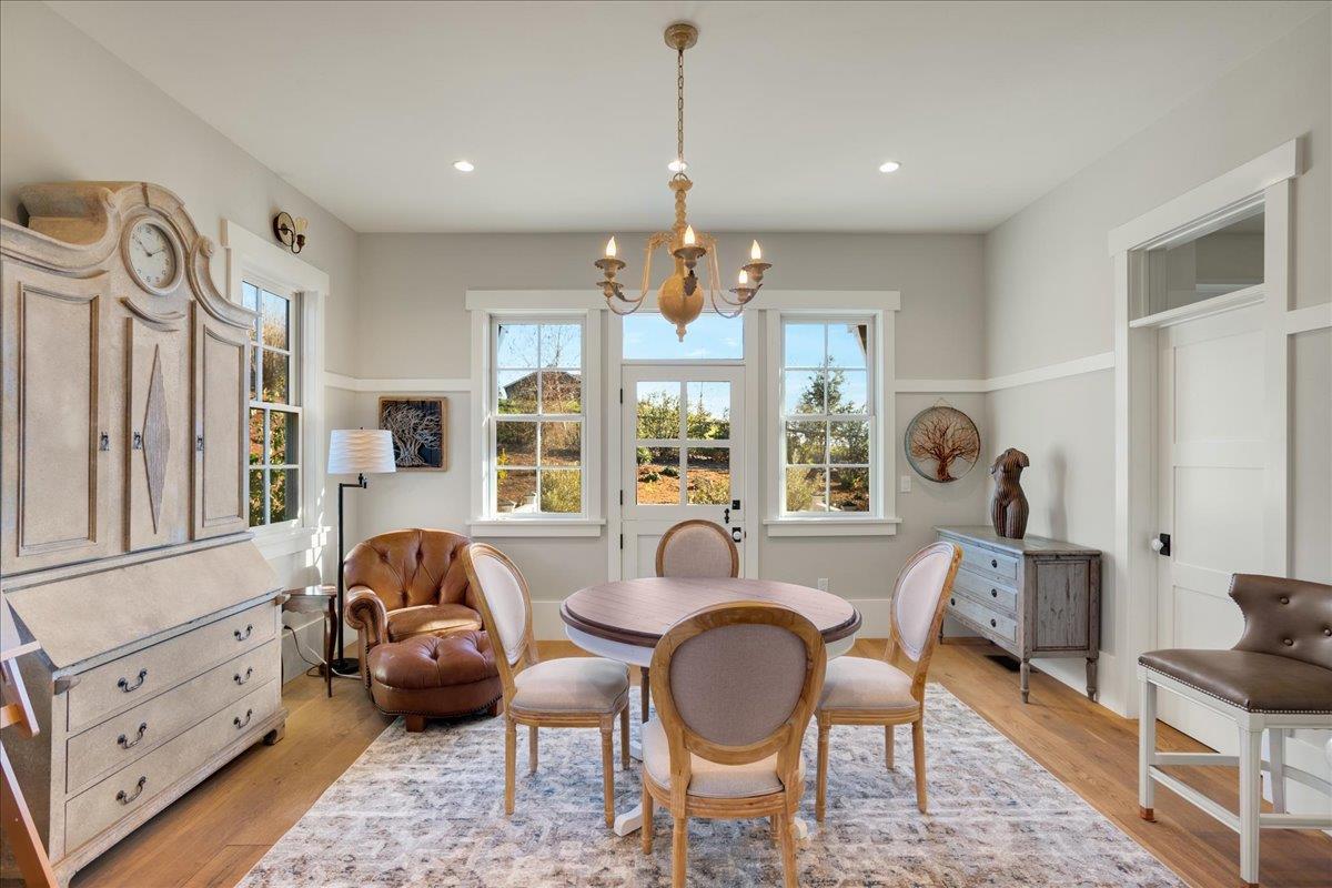 7670 Crews Road Gilroy, CA 95020 - Photo 37 of 83 a living room with furniture a chandelier and a window