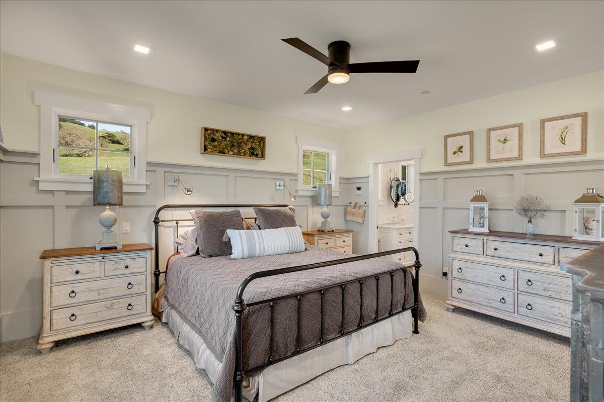 7670 Crews Road Gilroy, CA 95020 - Photo 49 of 83 a bedroom with a bed and a night stand