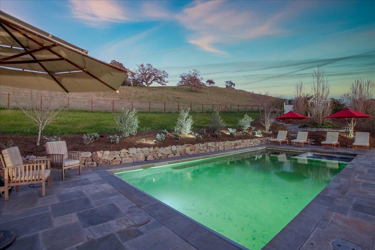 7670 Crews Road Gilroy, CA 95020 - Photo 74 of 83 a view of swimming pool with outdoor seating and a patio