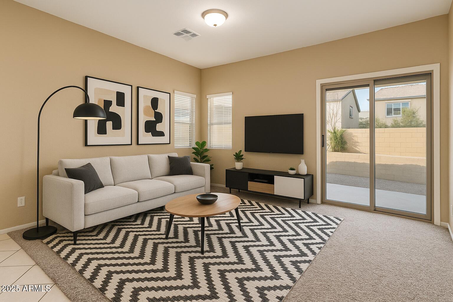 5132 West Shumway Farm Road Laveen, AZ 85339 - Photo 6 of 32 family room w/ virtual staging